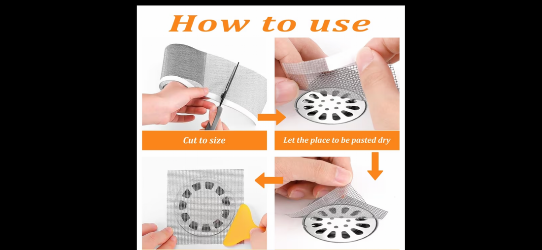 Smart Drain Roll – 10m | Stop Clogs, Odors & Insects

✔ Fits sinks, showers & tubs – ideal for restaurants, cafes & hotels
✔ Prevents hair & dirt buildup
✔ Blocks unpleasant odors
✔ Keeps insects out
✔ Hygienic, single-use & easy to cut
