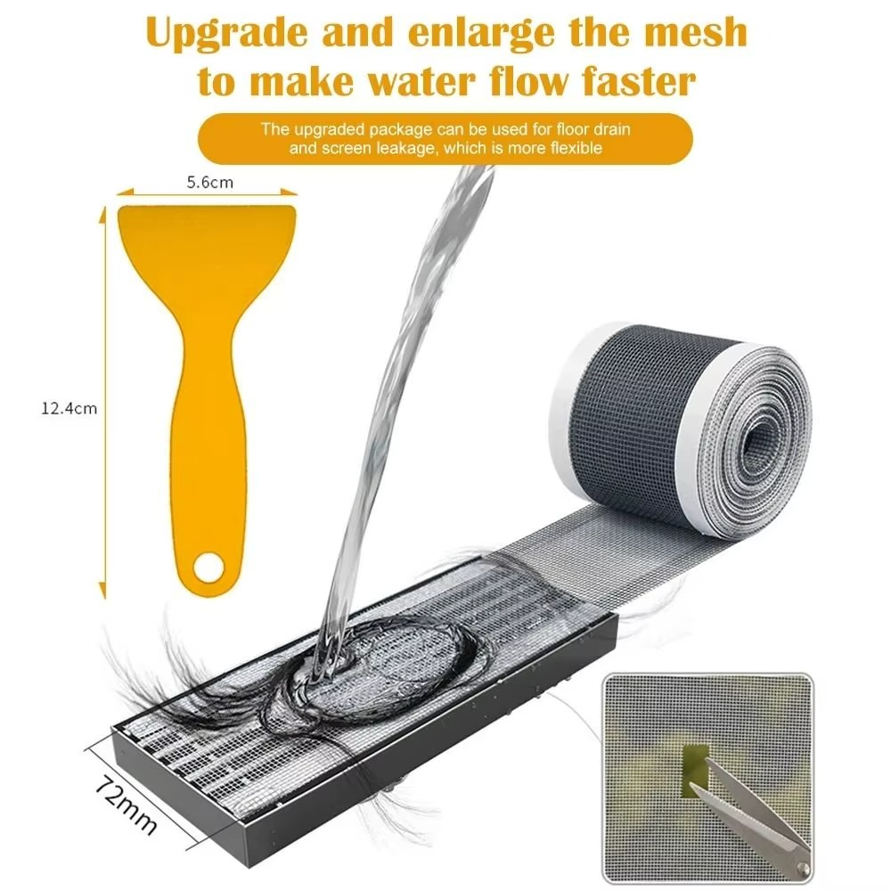 Smart Drain Roll – 10m | Stop Clogs, Odors & Insects

✔ Fits sinks, showers & tubs – ideal for restaurants, cafes & hotels
✔ Prevents hair & dirt buildup
✔ Blocks unpleasant odors
✔ Keeps insects out
✔ Hygienic, single-use & easy to cut