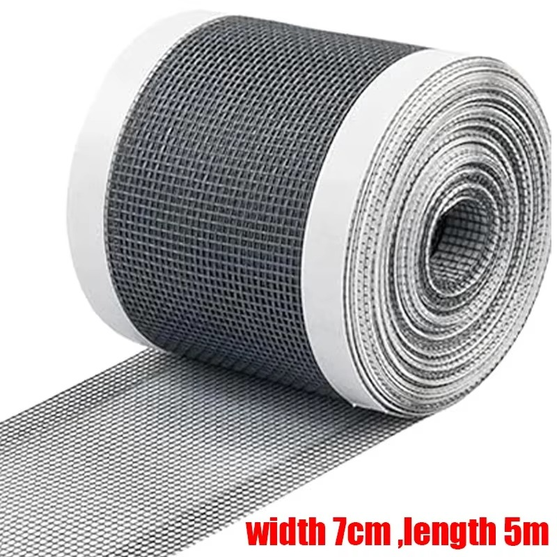 🟢 Mesh Repair Tape – 50 Meters

✅ Fix holes and tears in screens – no need to replace the entire mesh
✅ Quick and easy – simply stick over the hole
✅ Suitable for windows, doors, balconies, and insect screens
✅ Durable and strong – prevents insects from