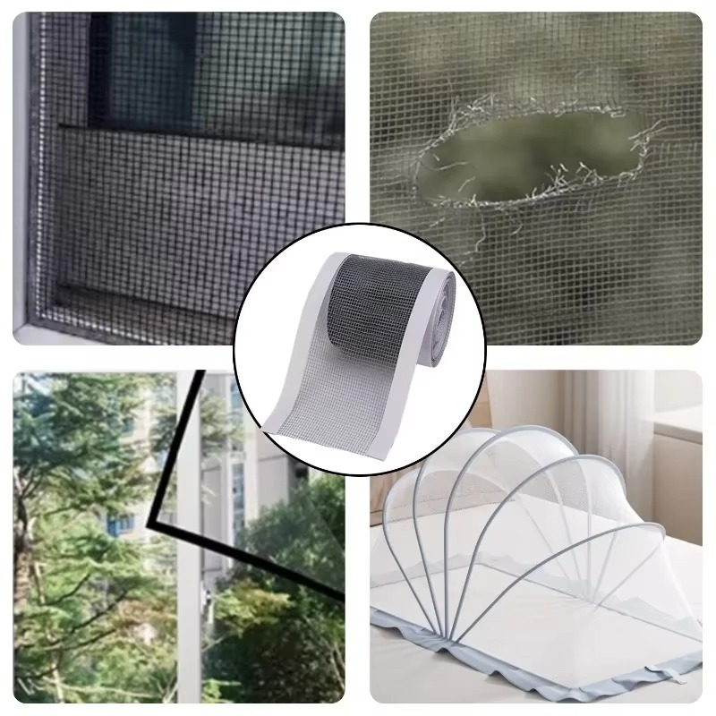 🟢 Mesh Repair Tape – 50 Meters

✅ Fix holes and tears in screens – no need to replace the entire mesh
✅ Quick and easy – simply stick over the hole
✅ Suitable for windows, doors, balconies, and insect screens
✅ Durable and strong – prevents insects from
